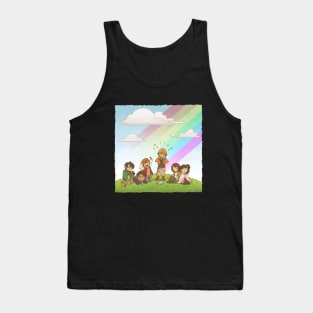 Rainbow Line Snooze Tank Top